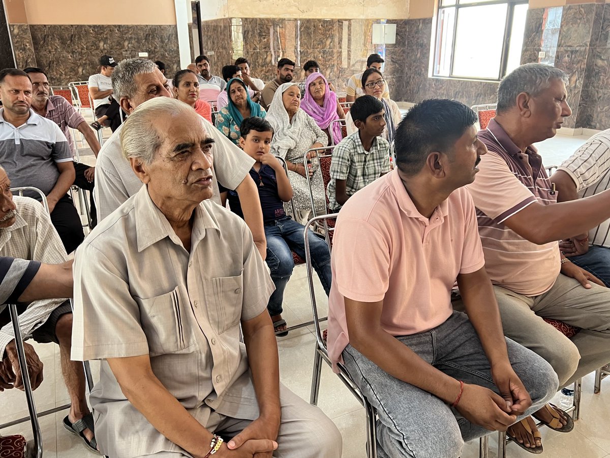 Listened PM Shri Narendra Modi ji programme #MannKiBaat in panchayat Tinday at RSPura
⁦<a href="/BJP4India/">BJP</a>⁩