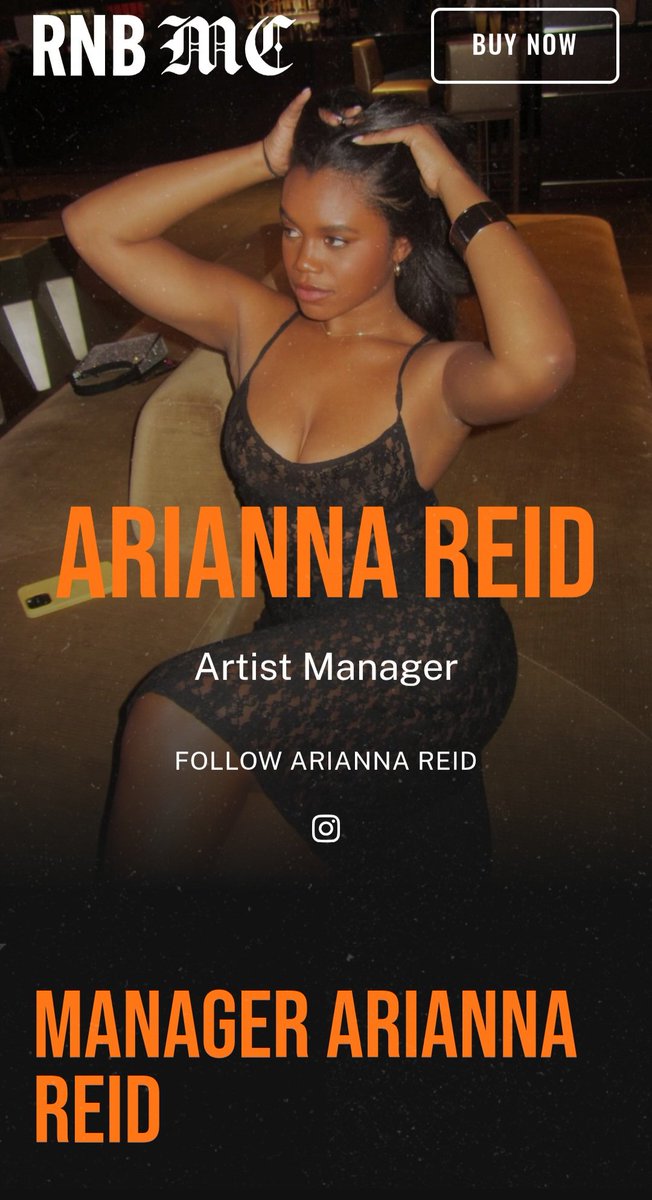 RnBMemeCoin's tweet image. 🧡🎤 RnBMC introduces you to the artist manager Arianna Reid. Welcome to the team🧡 

#losangeles #artistmanager #recordlabel