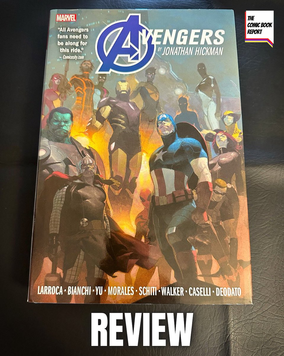 comicbookrpt's tweet image. Today I’m reviewing Avengers by Jonathan Hickman Omnibus Vol. 2 from @MarvelComicsHQ 🌎🌎
youtu.be/cMk8EREs-lg?si…
#avengers #marvel #comics #omnibus #marvelcomics #hickman #thecomicbookreport