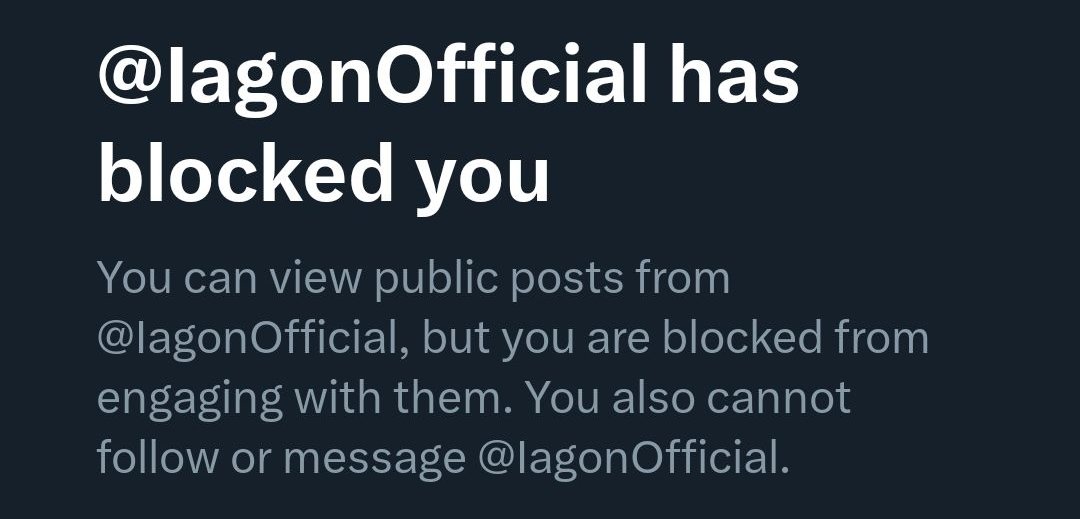 Got blocked by Iagon 🤠 <a href="/NaVi_GaT0R/">Dr. Navjit Dhaliwal</a> sir you are building an echo chamber