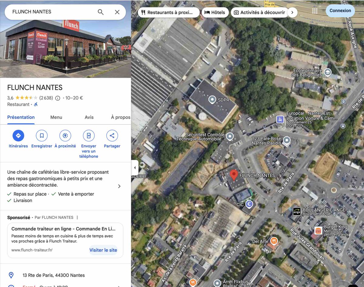 Nanteshype's tweet photo. 👀🖥️Publication ce samedi 28 juin du changement de propriétaire du #restaurant #Flunch Paridis de #Nantes le 1er mars au profit de NB holding (Montreuil) ➡️nouveau concept à venir https://t.co/XVuO8x3hXD