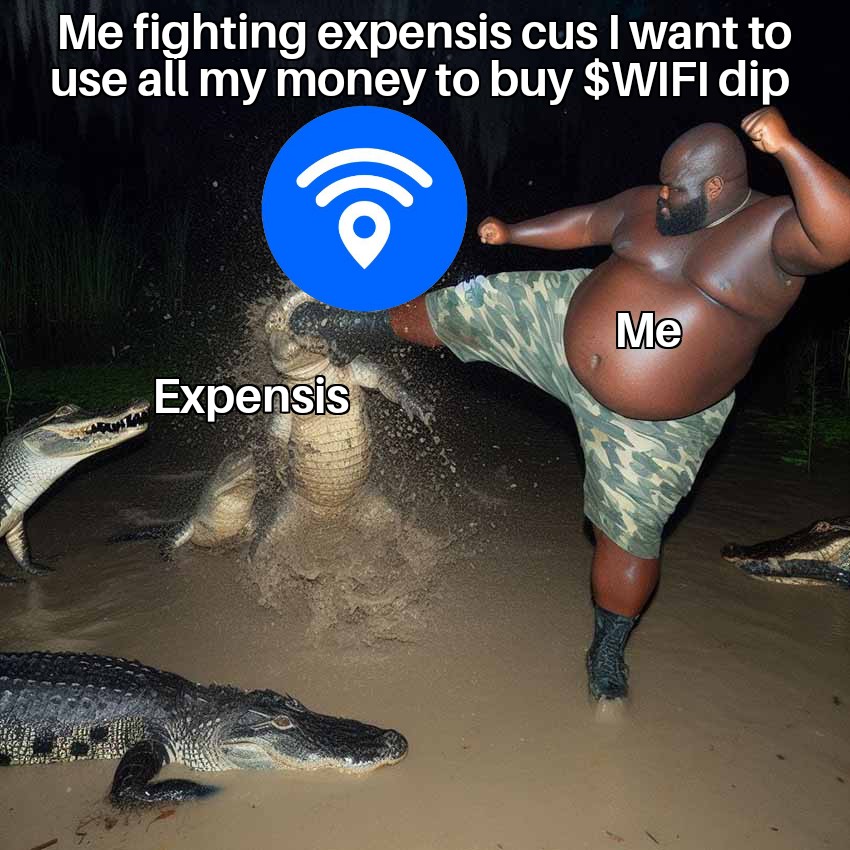 Iamawealthyvip's tweet photo. Me dodging expenses like I'm in a wrestling match with a crocodile ๐๐ธ
Because every naira must enter $WIFI dip โ no distractions, just conviction! ๐๐ฅ
@wifimapapp #CryptoStruggle #WIFIDip #DePIN https://t.co/m2dYWl5dKu