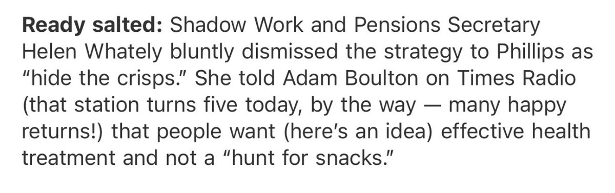 timlevell's tweet image. Thanks @NoahKeate, in today’s Politico Sunday Crunch email