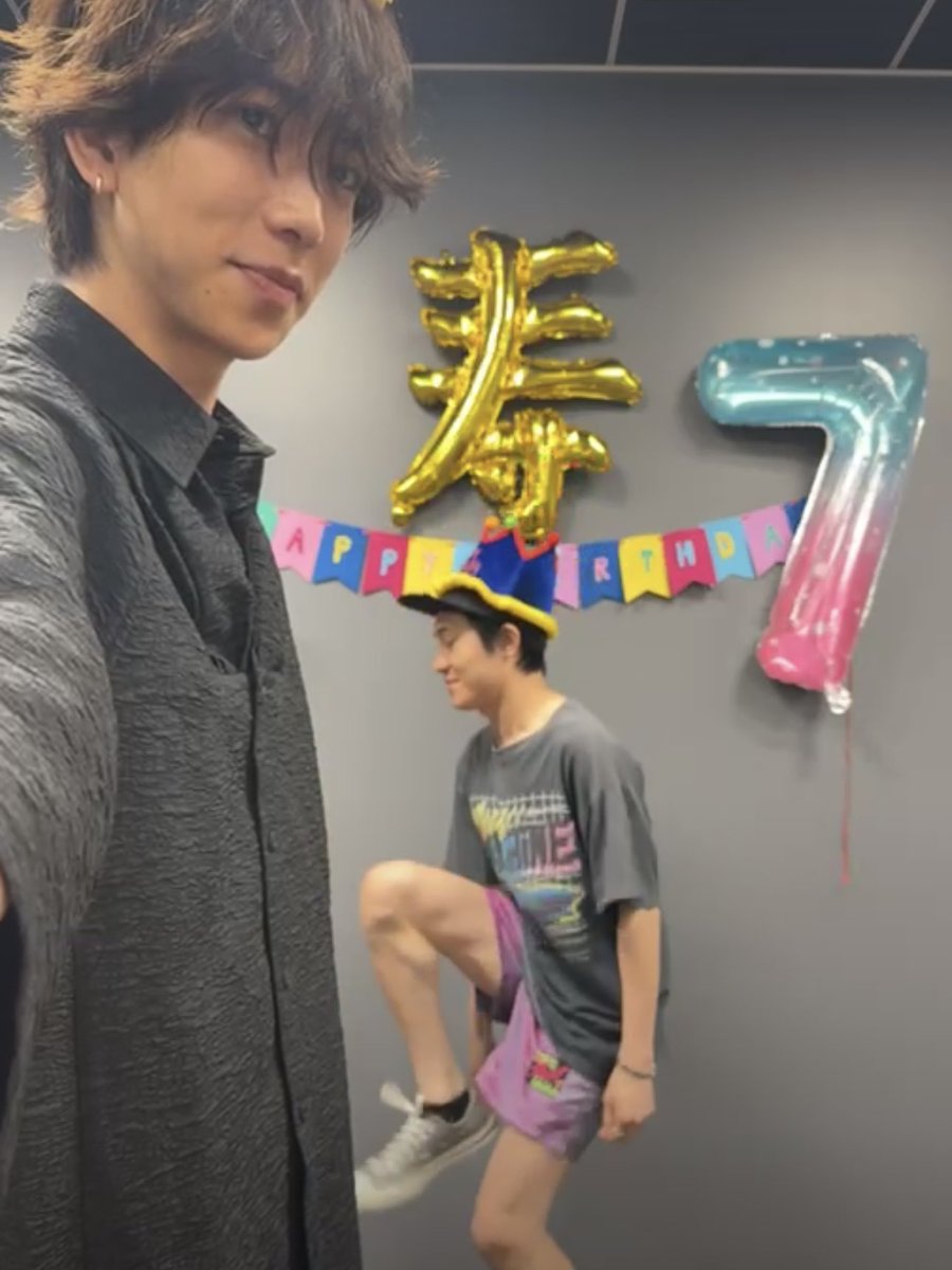 29fleuve's tweet photo. たいがくんをたくさん助けてくれてたくさん笑わせてくれたばきづに大感謝♡🙏

 #IMP.  #鈴木大河  #椿泰我  #鈴木大河誕生日2025  #がちゃん27さい https://t.co/VmC72b2QeC