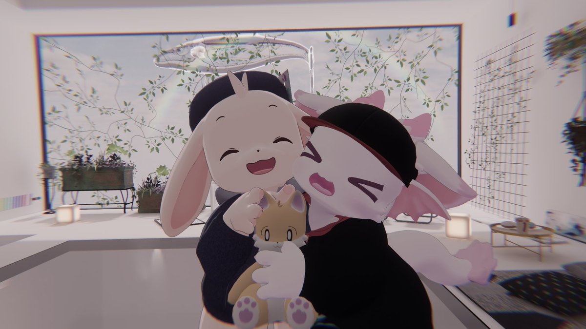 pandagraph_v's tweet image. この度Qyuming様(@QyumingVRC)にアバターを製作頂きました…！
定規と鉛筆が特徴的な、ベレー帽を被ったウサギの男の子で、名前は「ダンパ」です。
ワールドクリエイターとして、今後はこの姿でVRChat内で活動して参ります。
改めて、きゅーみんちゃん本当にありがとう…！！