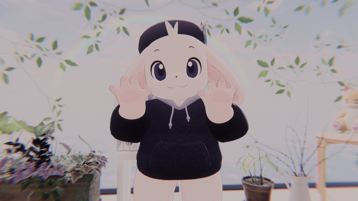 pandagraph_v's tweet image. この度Qyuming様(@QyumingVRC)にアバターを製作頂きました…！
定規と鉛筆が特徴的な、ベレー帽を被ったウサギの男の子で、名前は「ダンパ」です。
ワールドクリエイターとして、今後はこの姿でVRChat内で活動して参ります。
改めて、きゅーみんちゃん本当にありがとう…！！
