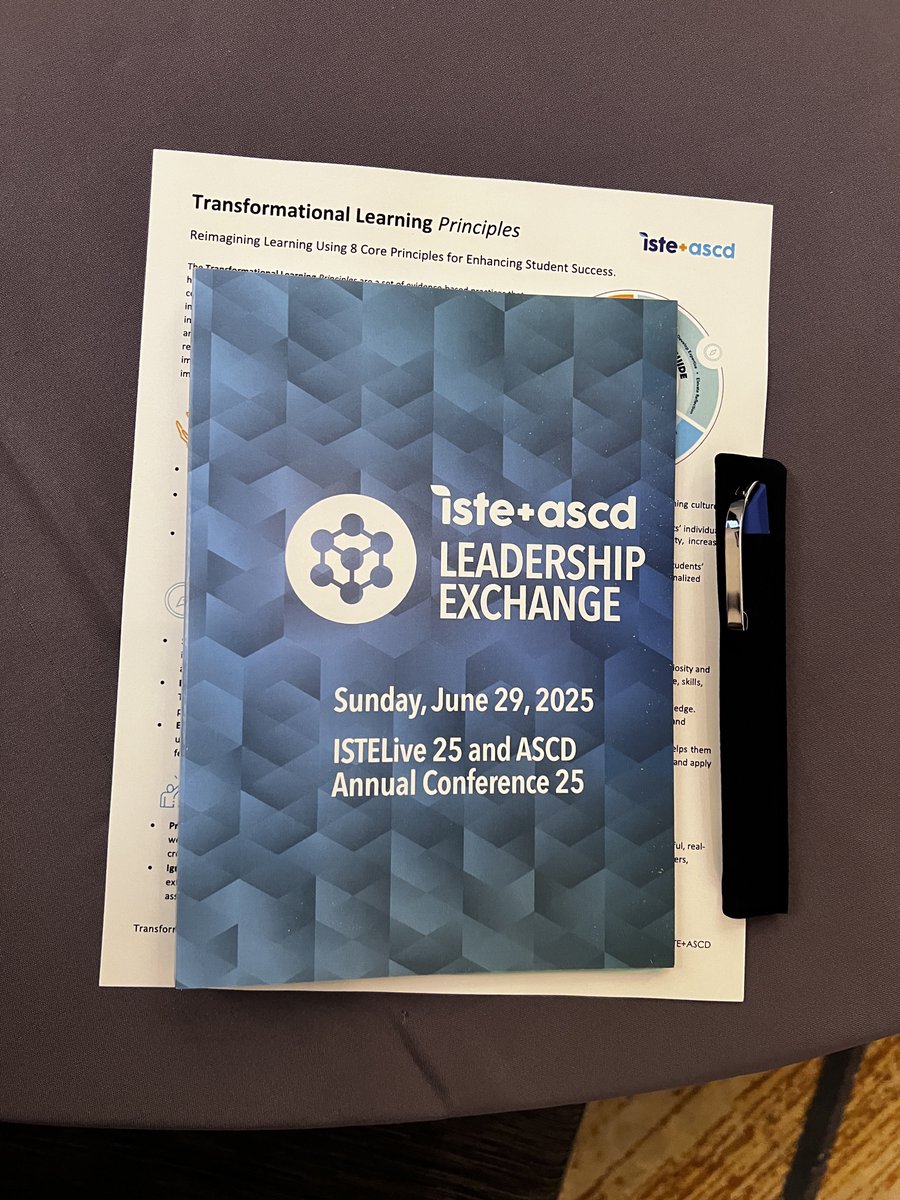MyEdTechLife's tweet photo. Even on vacation, I keep learning and leading.
Proud to be moderating the Empowering Educators for Human-Centered AI panel at Leadership Exchange 25 @ISTEofficial!
#LeadershipExchange25 #MyEdTechLife #HumanCenteredAI #EdTech #StayTechie https://t.co/VyhoePueXl