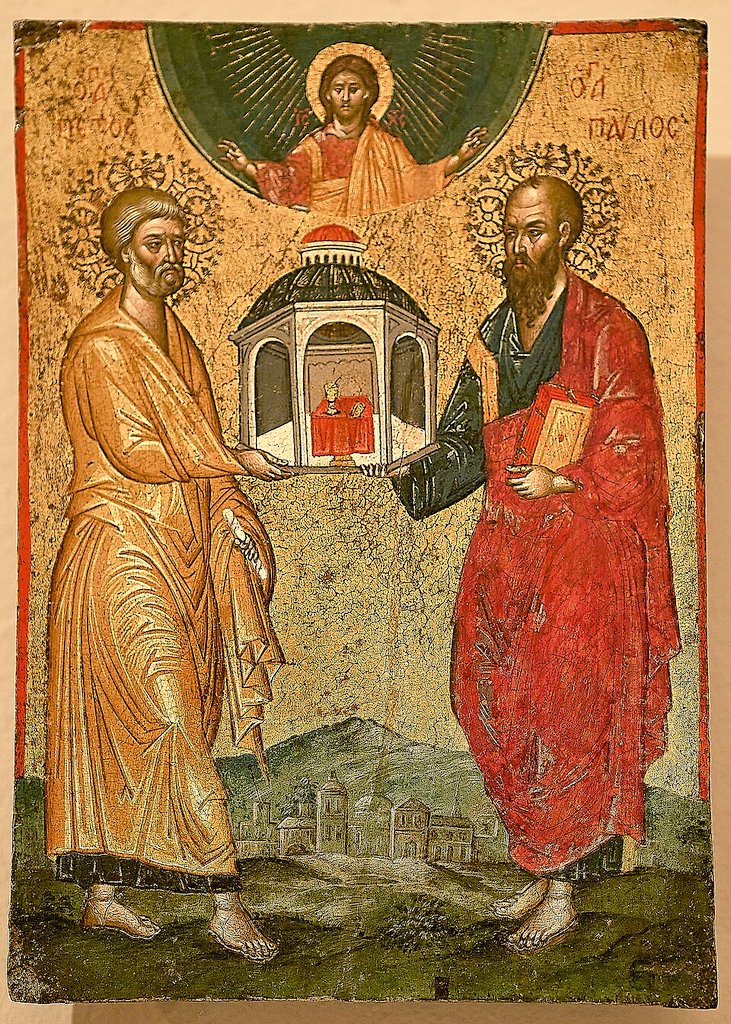 “Almighty God, whose blessed apostles Peter and Paul glorified thee by their martyrdom: Grant that thy Church, instructed by their teaching and example, and knit together in unity by thy Spirit, may ever stand firm upon the one foundation which is Jesus Christ our Lord.” (BCP)