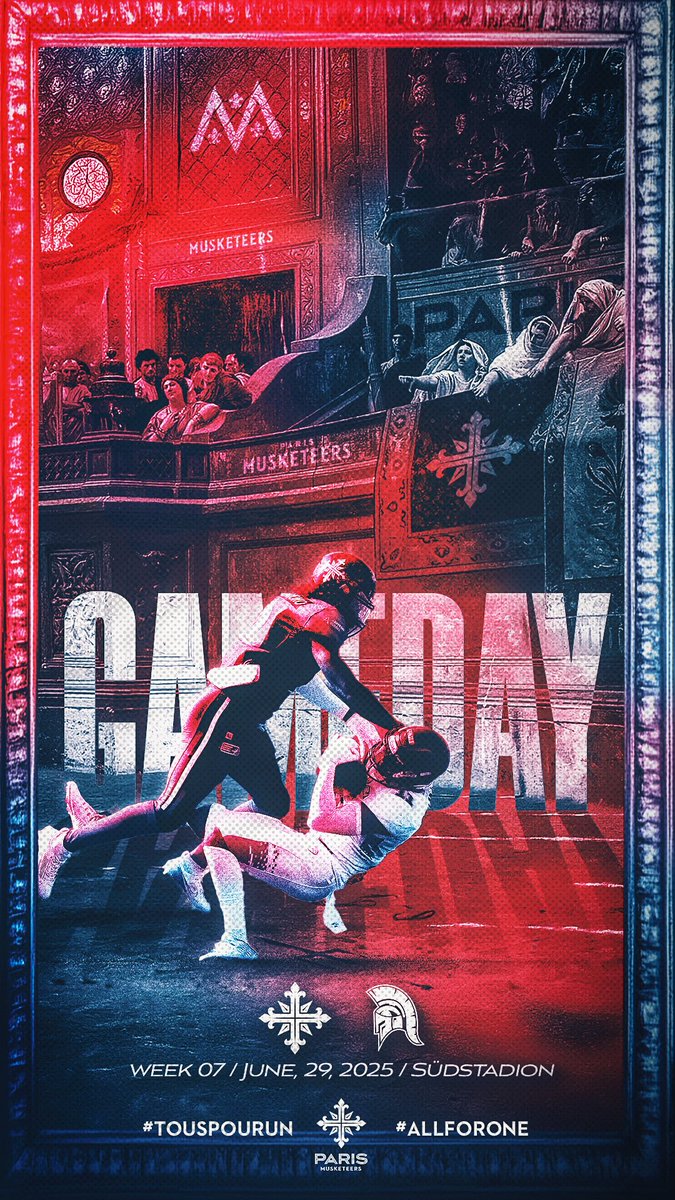 🎨🏈
GAMEDAY ! Let’s go <a href="/parismusketeers/">Paris Musketeers</a> 

#TousPourUn #smsports #PARatCCE