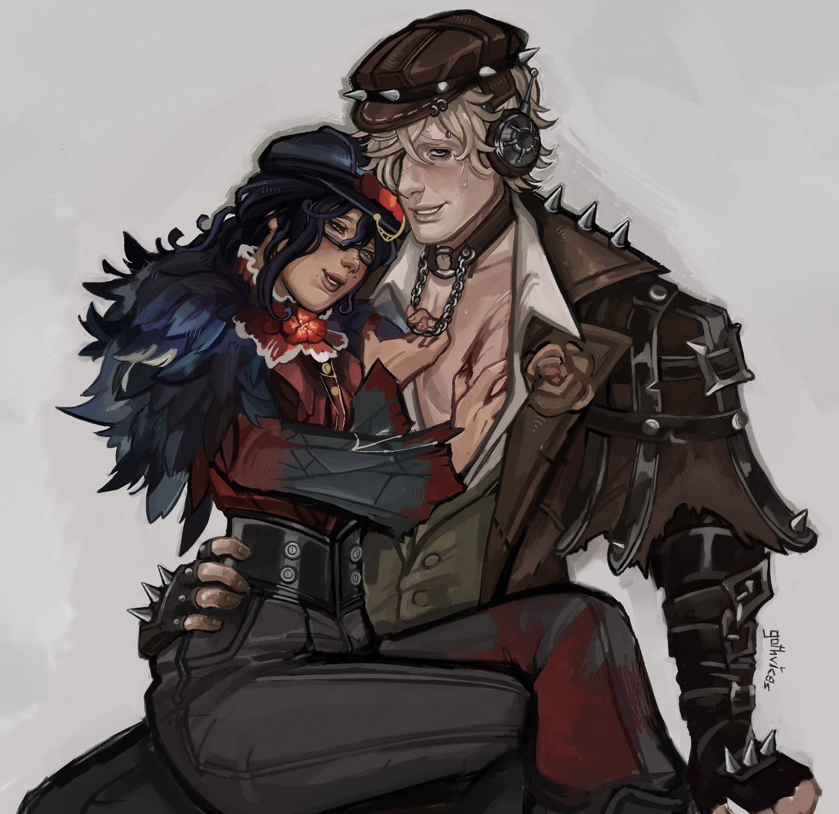 gothvices's tweet image. Ehem… I think I kinda got carried away w this one #eddrew