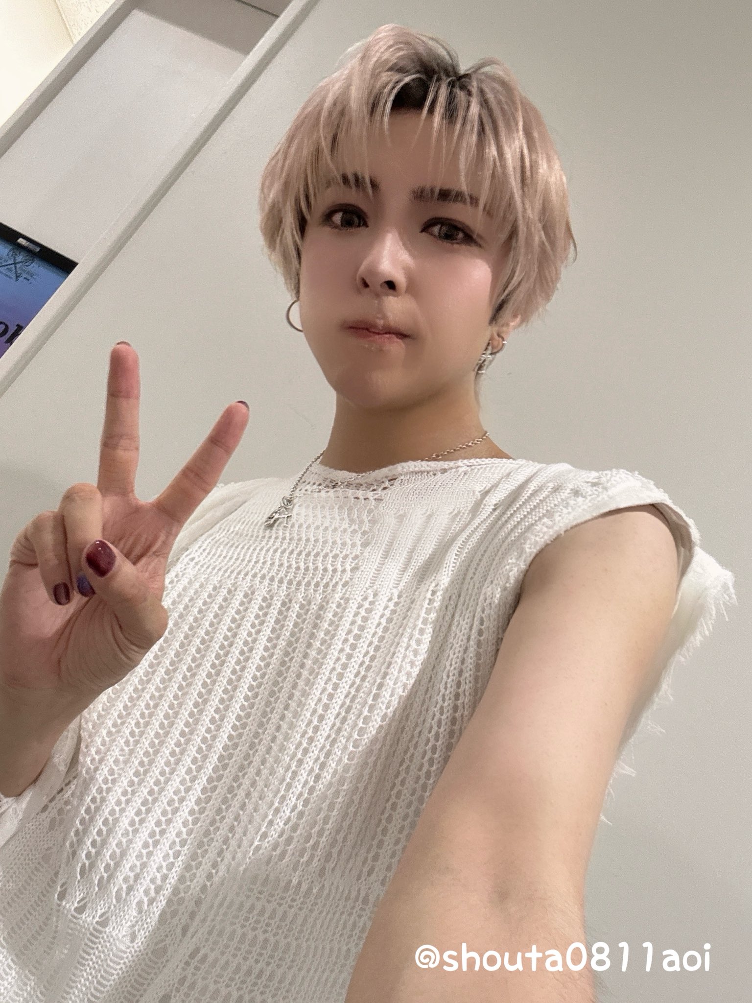 蒼井翔太 直筆サイン入りミストグラフ 顎入り写真 蒼井翔太 直筆サイン入りミストグラフ 顎入り写真