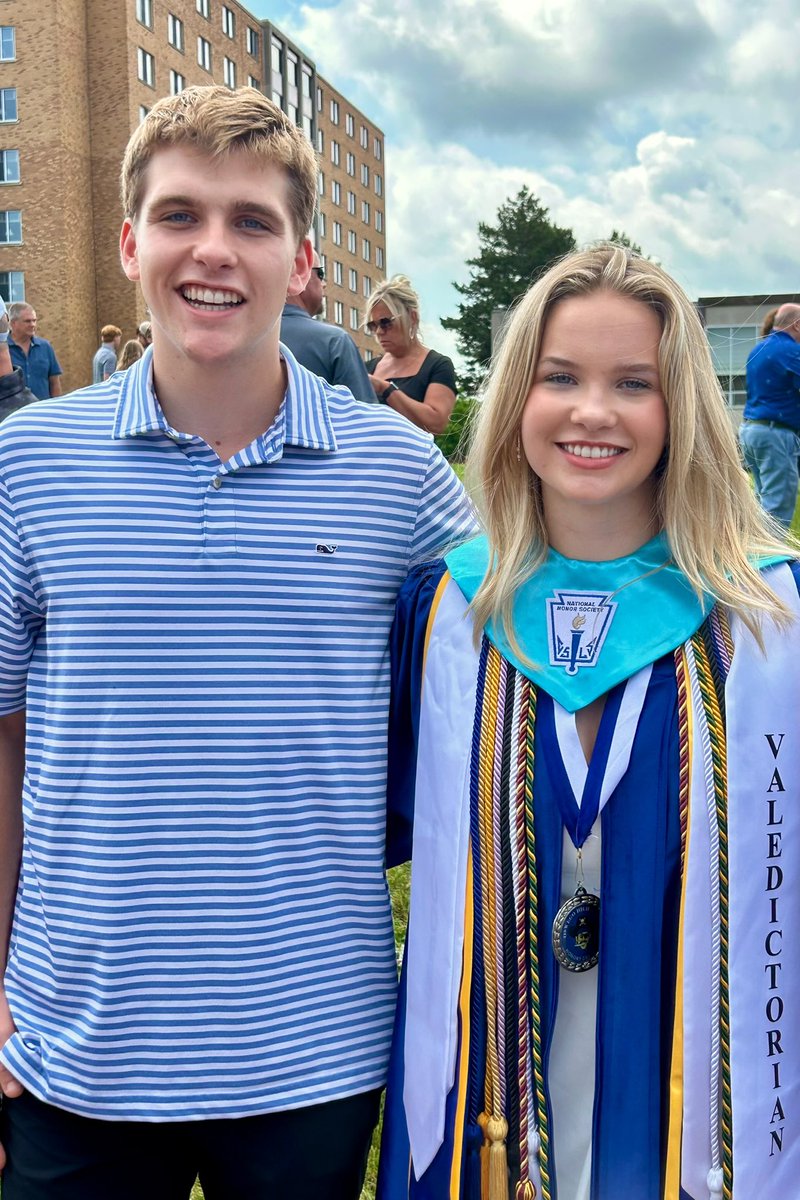 olearymath's tweet photo. Congratulations to my daughter and the Valedictorian Maggie and the Oswego class of 2025!  I’m so proud to see how happy and proud all of your friends and family are of you—it’s a true reflection of the amazing person you are and the impact you’ve had on everyone around you. https://t.co/JRDyev2VTO
