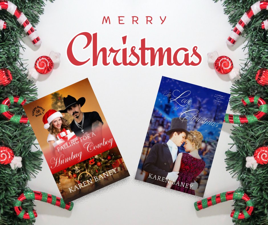karen_baney's tweet image. He’s a cowboy who hates Christmas.
She’s determined to change his mind.
Can love melt a humbug heart? 💕
*Falling for a Humbug Cowboy* is just $0.99 during the Christmas in July sale!
👉 books.bookfunnel.com/celebratechris…
#HolidayRomance #CleanReads #BookSale #christianromance