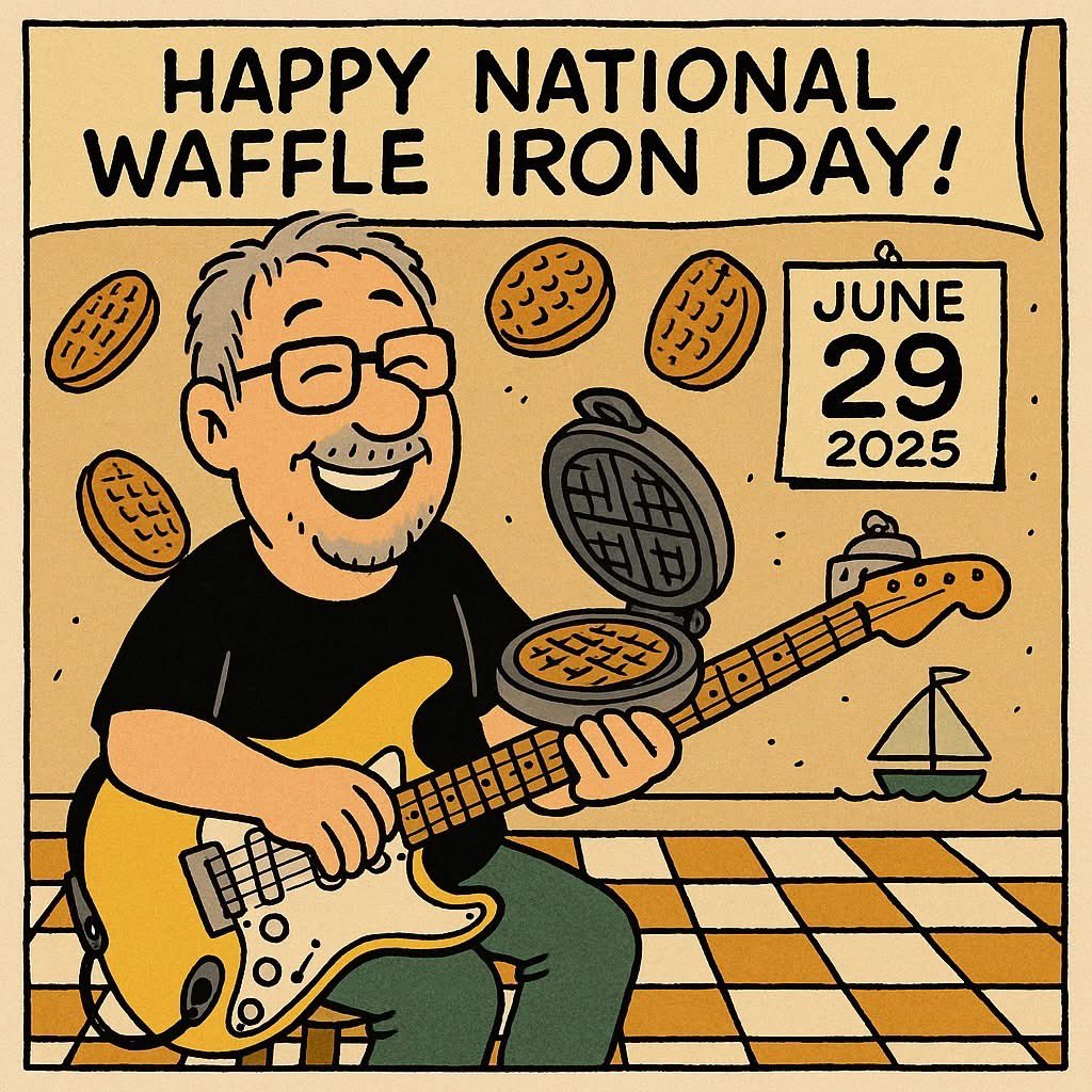 Happy Waffle Iron Day!!

Now go make some tasty waffles!!