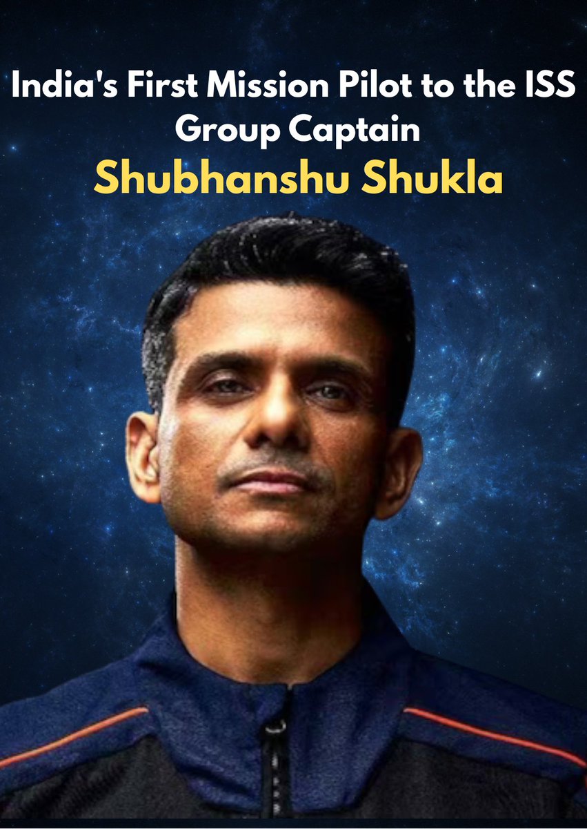 A Proud Moment for India

Group Captain Shubhanshu Shukla has made history as the first Indian to pilot a mission to the International Space Station as part of the Axiom-4 crew.

From Lucknow to low-Earth orbit, his journey - from an IAF test pilot to Gaganyaan trainee - shows
