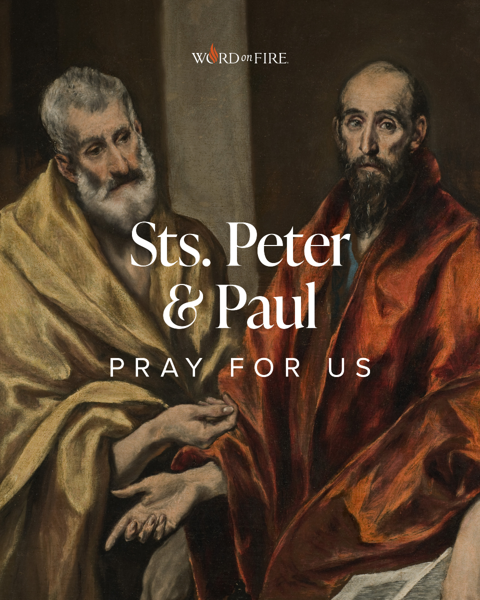Saints Peter and Paul, pray for us!