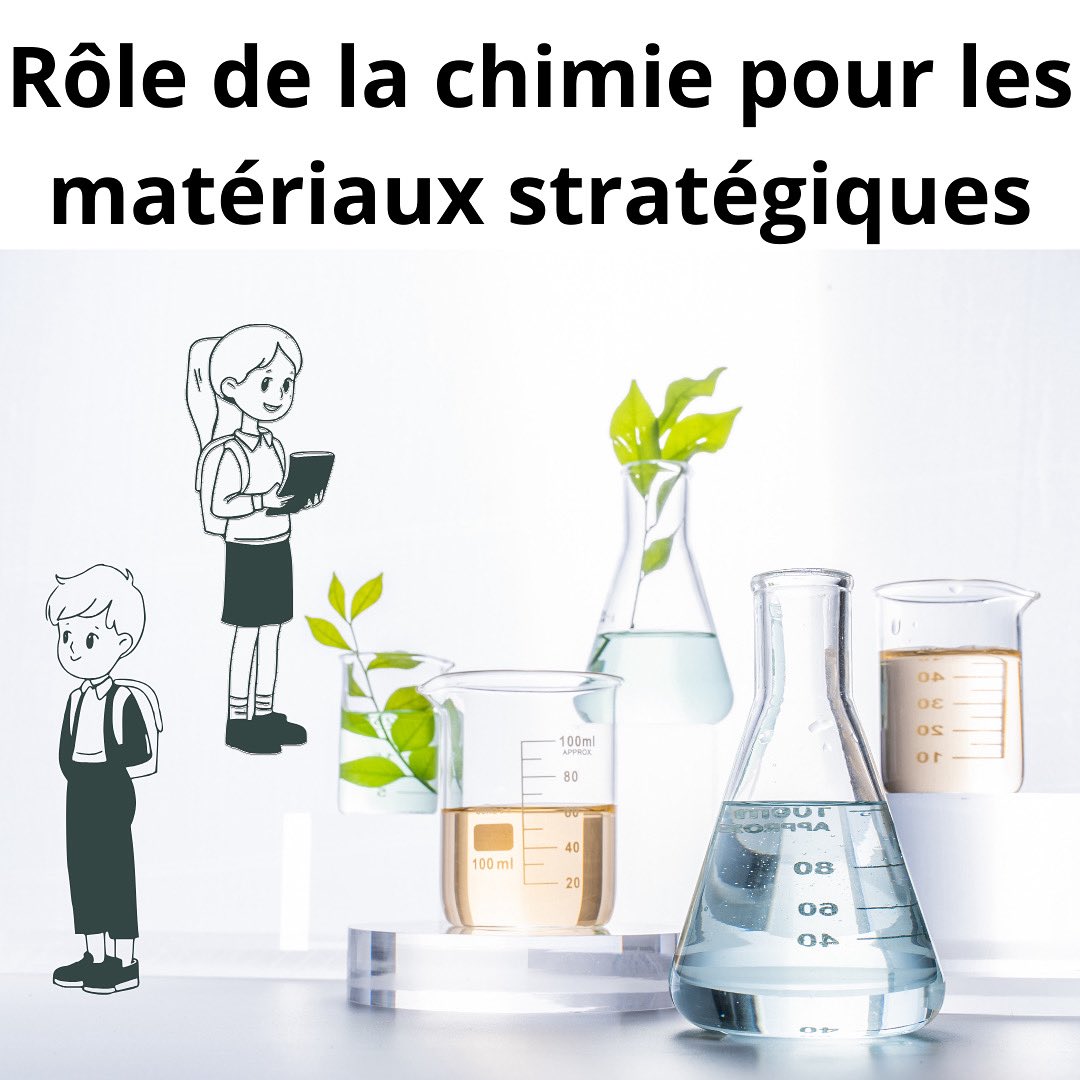 🔬 Quel rôle joue la chimie pour les matériaux stratégiques ?
Une question au cœur des enjeux technologiques actuels… et une ressource pédagogique spécialement conçue pour les lycées professionnels !

👉 À découvrir ici : mediachimie.org/ressource/quel…