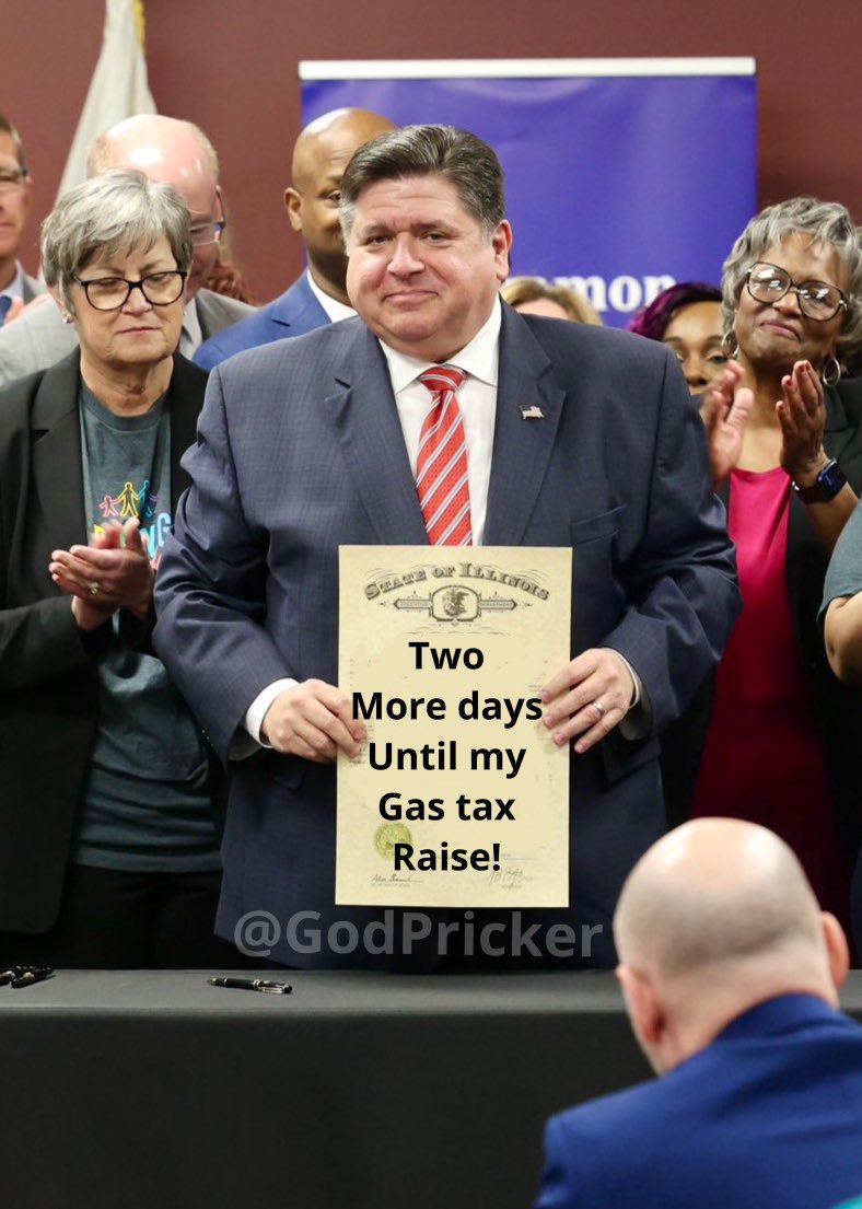 Good Sunday morning!

July 1st and higher taxes are coming to you Illinois!