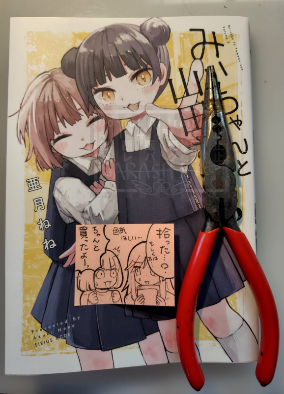 #みいちゃんと山田さん
3巻
雪菜ちゃんの友達のポニテ、雪菜ちゃんのスラっとした体型だけでなく、みいちゃんにも羨む部分があったんだ…
あれは雪菜ちゃんは離れてしまったのかな。
須崎先生、離れて3年経つのに仕事とはいえまだみいちゃんの事を気にかけてくれてた…。
カバー裏の金色の毛とは!?