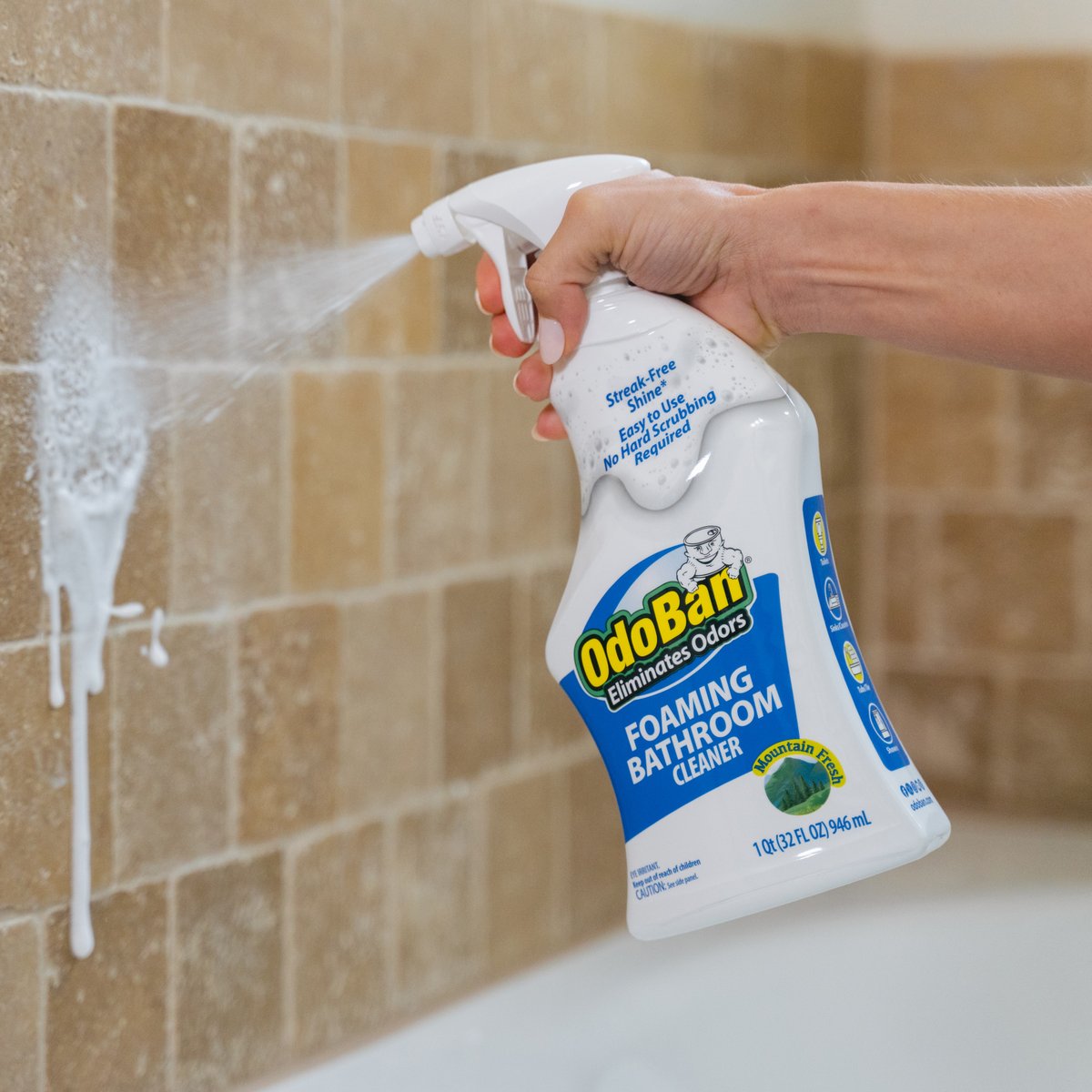 OdoBanProducts's tweet photo. OdoBan® Foaming Bathroom Cleaner clings, cleans and leaves your bathroom sparkling. 👉 Grab yours at The Home Depot!

#homedepot #homedepotfinds #bathroom #bathroomcleaning #cleantok #cleaningtiktok #cleaninghacks #grout #cleaning #cleaningproducts #cleaningtips #odoban https://t.co/f3CHLr4nnR