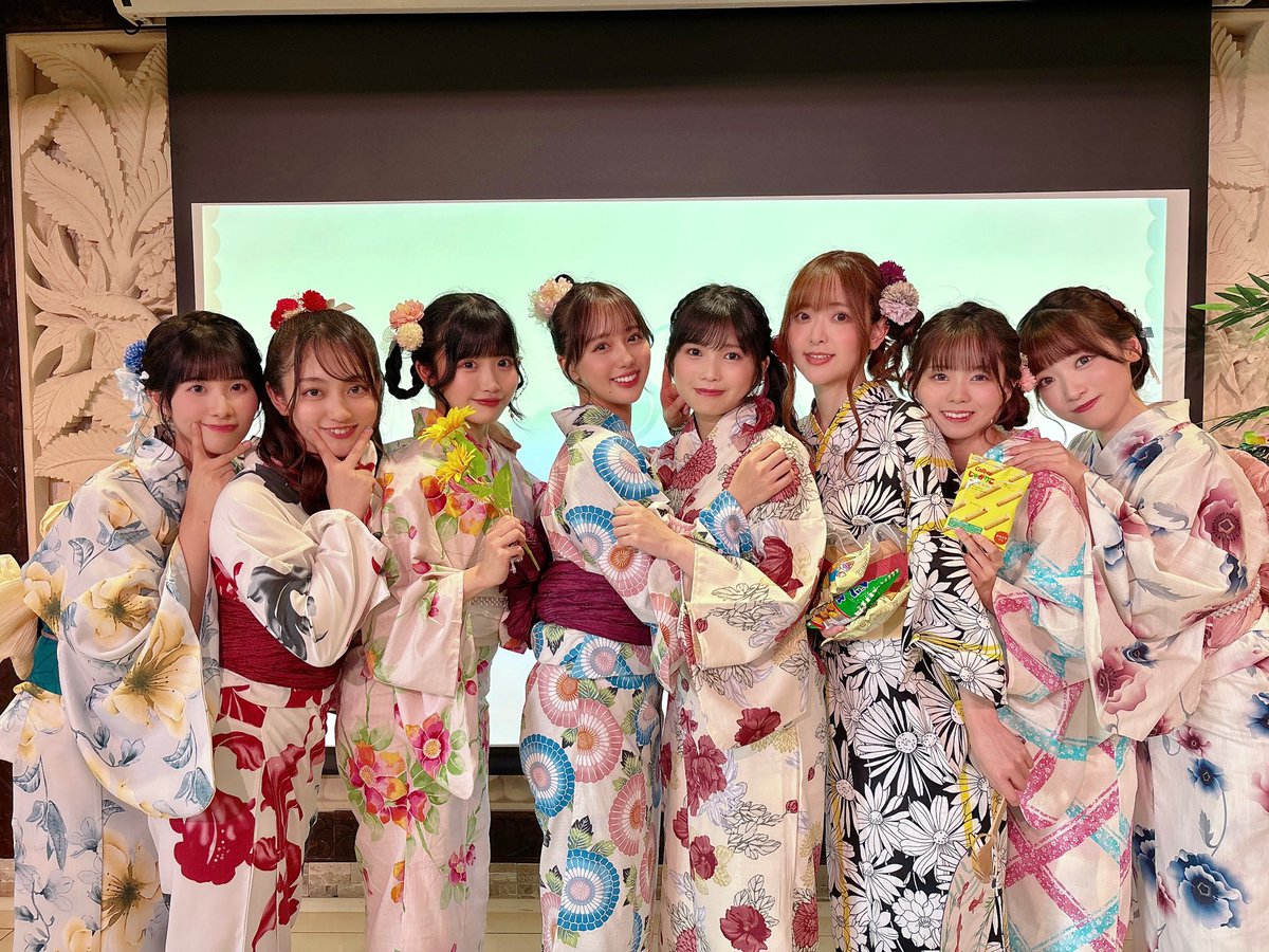 22/7 FC会員限定イベント「ナナ虹会 第3弾」浴衣衣装 ブロマイド 22/