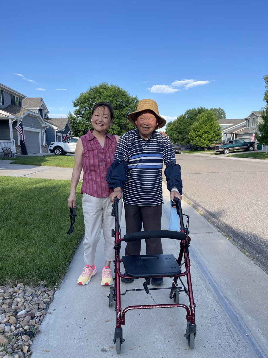 My 89 year old father is still healthy &amp; walking daily. He lived in China for 59 years, became an orphan at 6, had to work on the farms, survived Mao’s mass famine, raised 3 kids under poverty. He became a proud US citizen &amp; a Christian. May God continue to bless him &amp; USA!