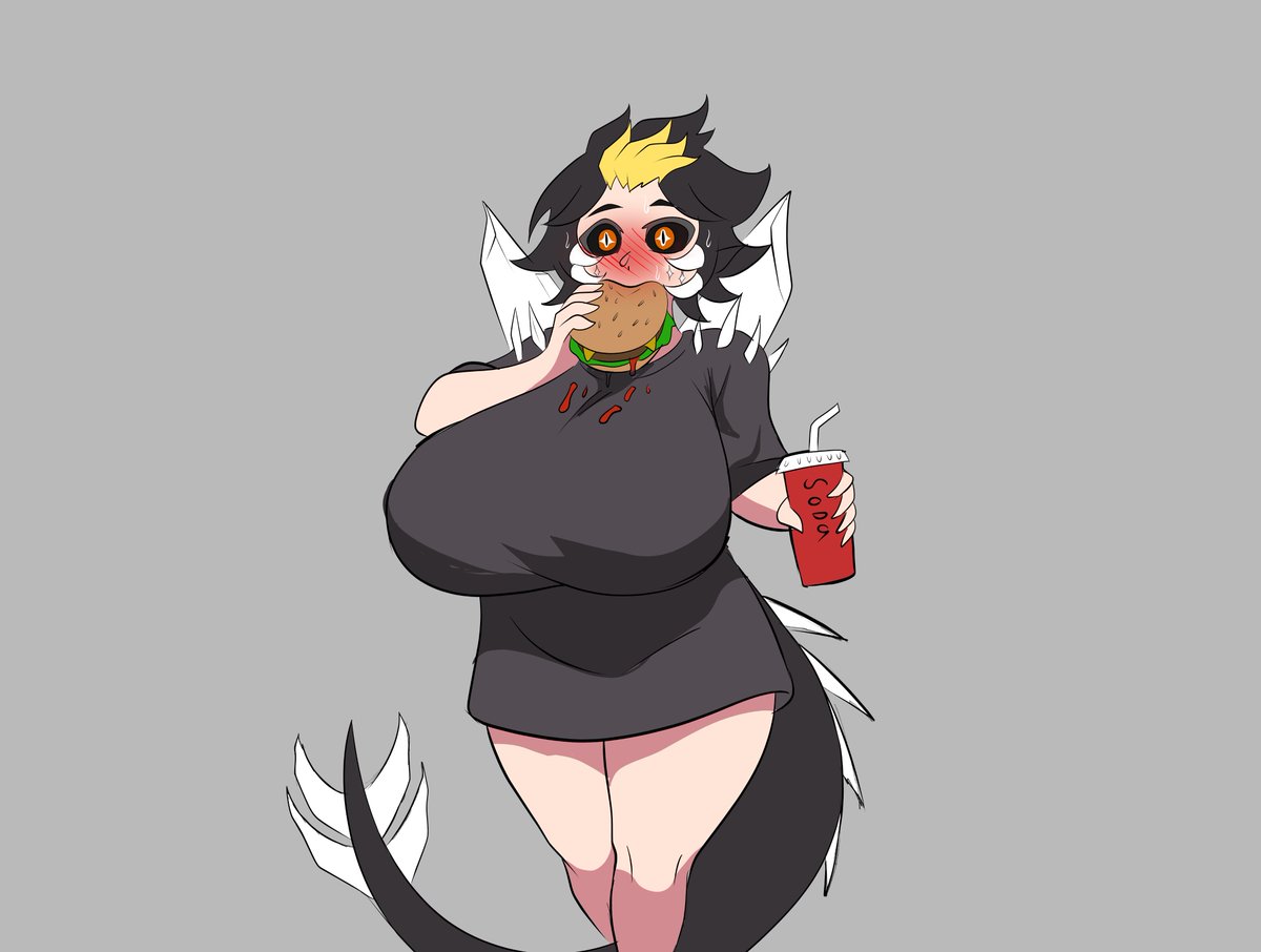 #rkgk u caught her eating the burger You bought burger