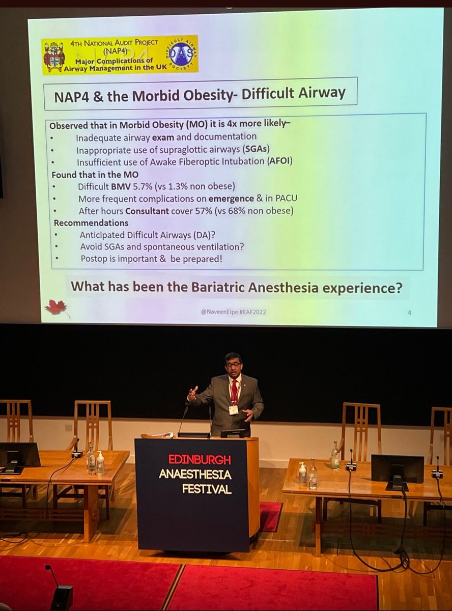 Dr. Naveen Eipe, MD (@naveeneipe) on Twitter photo <a href="/jducanto/">James DuCanto, M.D.</a> <a href="/AirwayMxAcademy/">Hans Huitink</a> <a href="/SafeAirway/">Safe Airway Society</a> <a href="/airwayGladiator/">carmine della vella INTUBATIEM</a> <a href="/DaveOlvera1/">Dave Olvera</a> <a href="/oldandbaffled/">David Vaughan</a> <a href="/GongGasGirl/">Tanya</a> <a href="/EAFestival/">Edinburgh Anaesthesia Festival</a> After attending (and speaking at) this amazing conference #EAFest twice (2018 & 2022) I can personally attest to the excellent program, kind hospitality and wonderful timing & location!
<a href="/edfringe/">Edinburgh Festival Fringe</a> <a href="/EdinburghTattoo/">Edinburgh Tattoo</a> <a href="/EdinburghUni/">The University of Edinburgh</a> <a href="/jducanto/">James DuCanto, M.D.</a> <a href="/AirwayMxAcademy/">Hans Huitink</a> <a href="/SafeAirway/">Safe Airway Society</a> <a href="/airwayGladiator/">carmine della vella INTUBATIEM</a> <a href="/DaveOlvera1/">Dave Olvera</a> <a href="/oldandbaffled/">David Vaughan</a> <a href="/GongGasGirl/">Tanya</a> <a href="/EAFestival/">Edinburgh Anaesthesia Festival</a> After attending (and speaking at) this amazing conference #EAFest twice (2018 & 2022) I can personally attest to the excellent program, kind hospitality and wonderful timing & location!
<a href="/edfringe/">Edinburgh Festival Fringe</a> <a href="/EdinburghTattoo/">Edinburgh Tattoo</a> <a href="/EdinburghUni/">The University of Edinburgh</a>