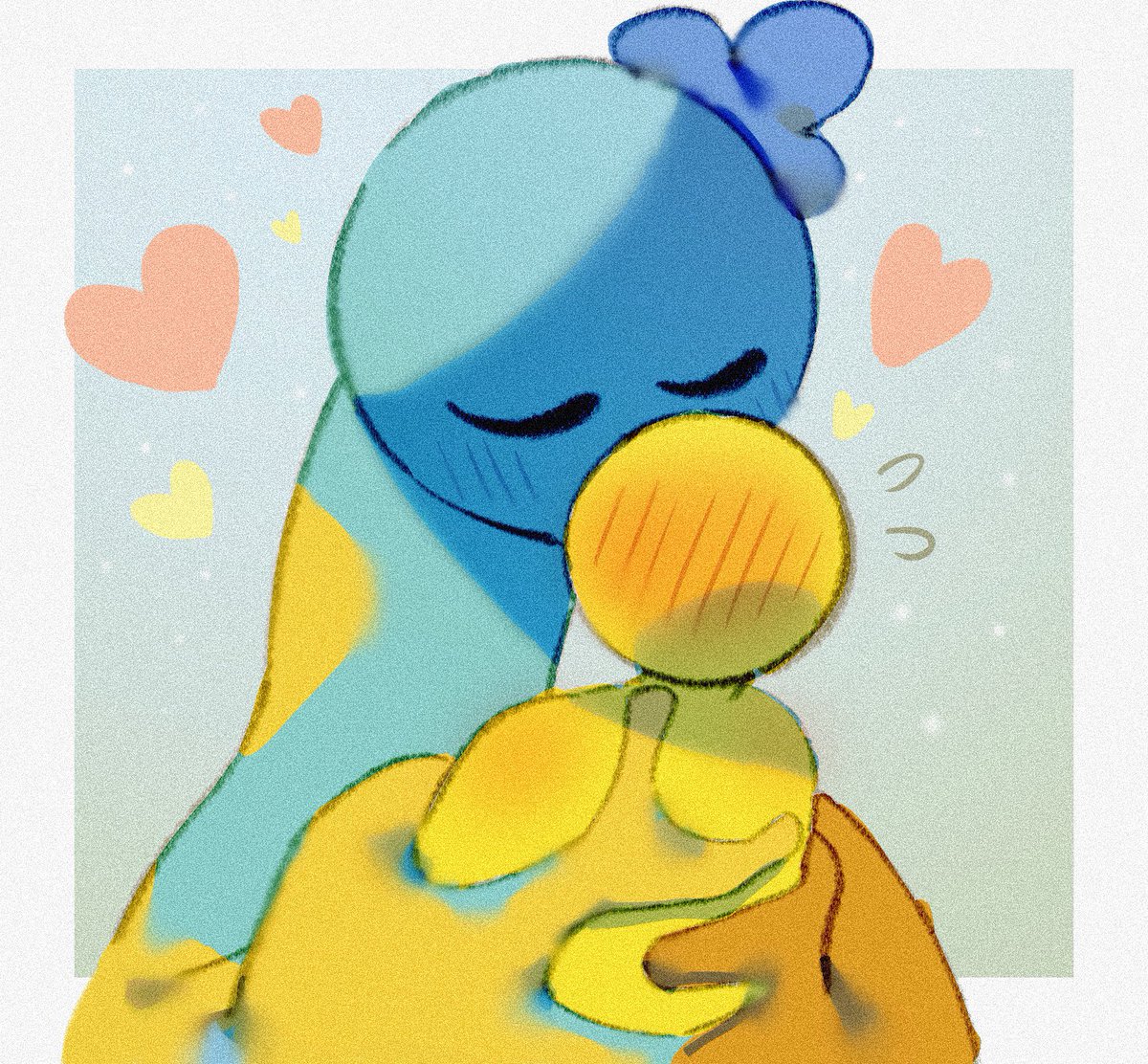 njinhuinx's tweet photo. #PoppyPlaytimeChapter4 #PoppyPlaytimefanart #ドイプレ #Doey  
 🩵💛 https://t.co/iVwPstQRJ3