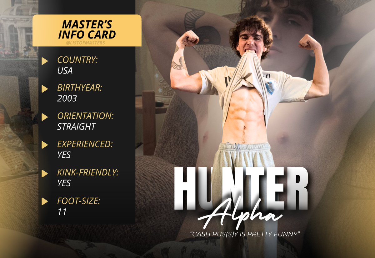 ListOfMasters's tweet photo. ⏺️#ListOfMasters 8⃣ 0⃣
⏺️MASTER: @AlphaHunter7777 https://t.co/WrJjr30TmQ
