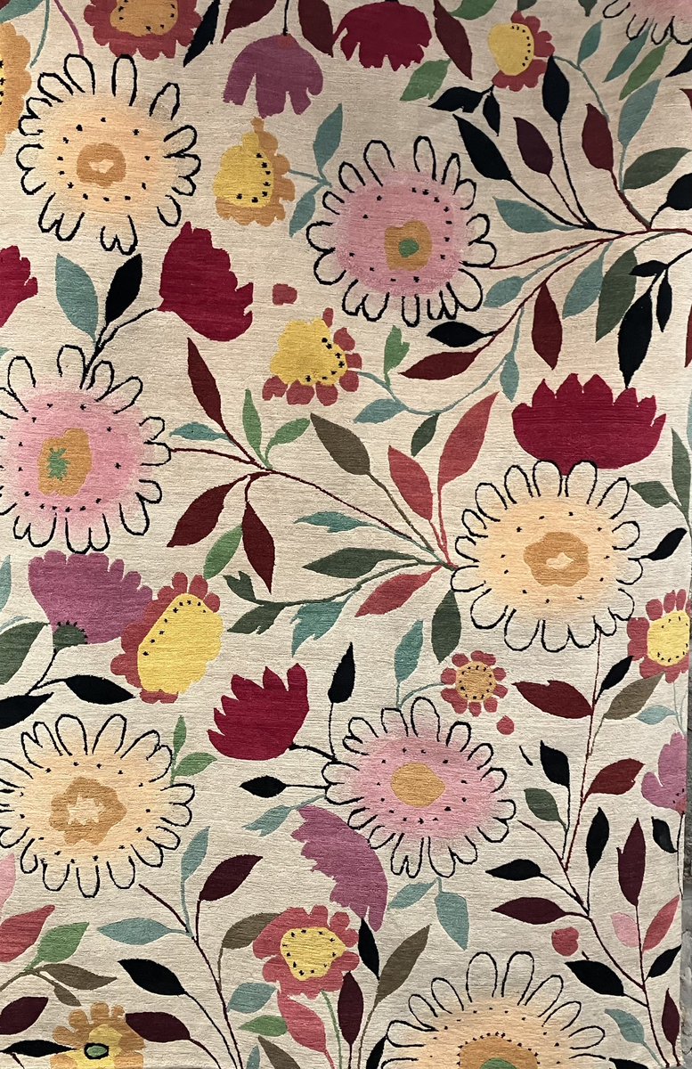 The iconic and bestselling Mums and Asters designer rug by Kim Parker features her signature style of modern floral lifestyle design. 

Launched worldwide in 2004, this exuberant floral designer rug continues to dazzle and inspire the worlds of fashion, design and interiors