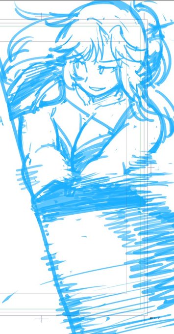 ガリエラさんのいい表情描けた 