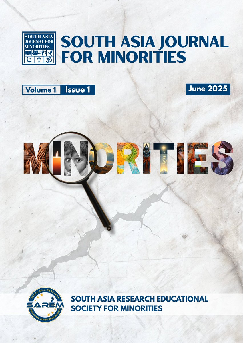 Lancement du 1er numéro de la 'South Asia Journal for Minorities' sur les défis auxquels les minorités religieuses &amp; ethniques font face, ainsi que leurs droits. Heureux de les appuyer en tant que Rédacteur en chef honorifique.
<a href="/OrgSarifm/">South Asia Research Institute for Minorities</a> #sarifm
tinyurl.com/ys93h8kj
