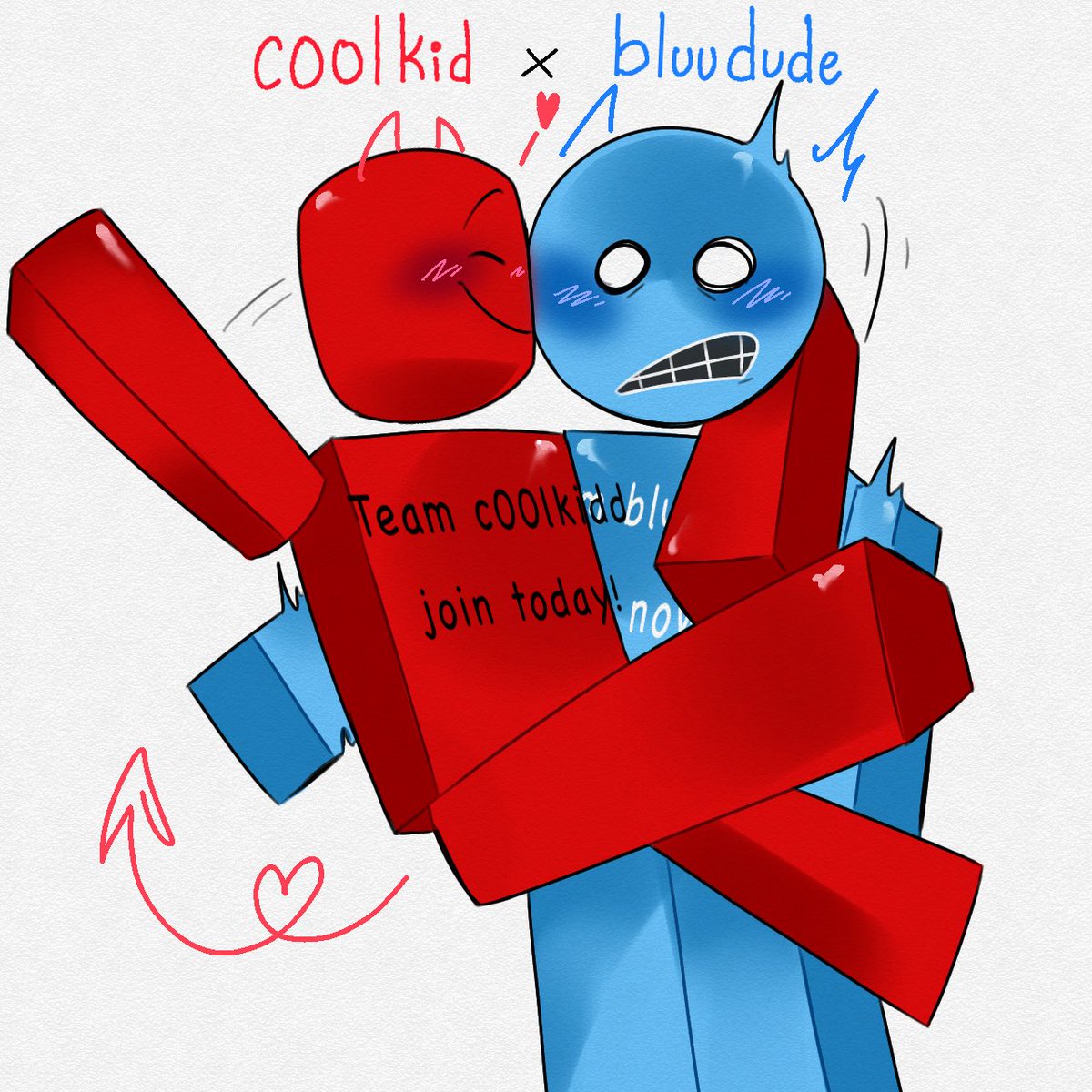 Humming_Ko's tweet photo. I dunno what I’m drawing…

#C00LKIDD #Forsaken #bluudud #bluukidd #forsakenfanart #ROBLOX https://t.co/jmkgFUgvT4