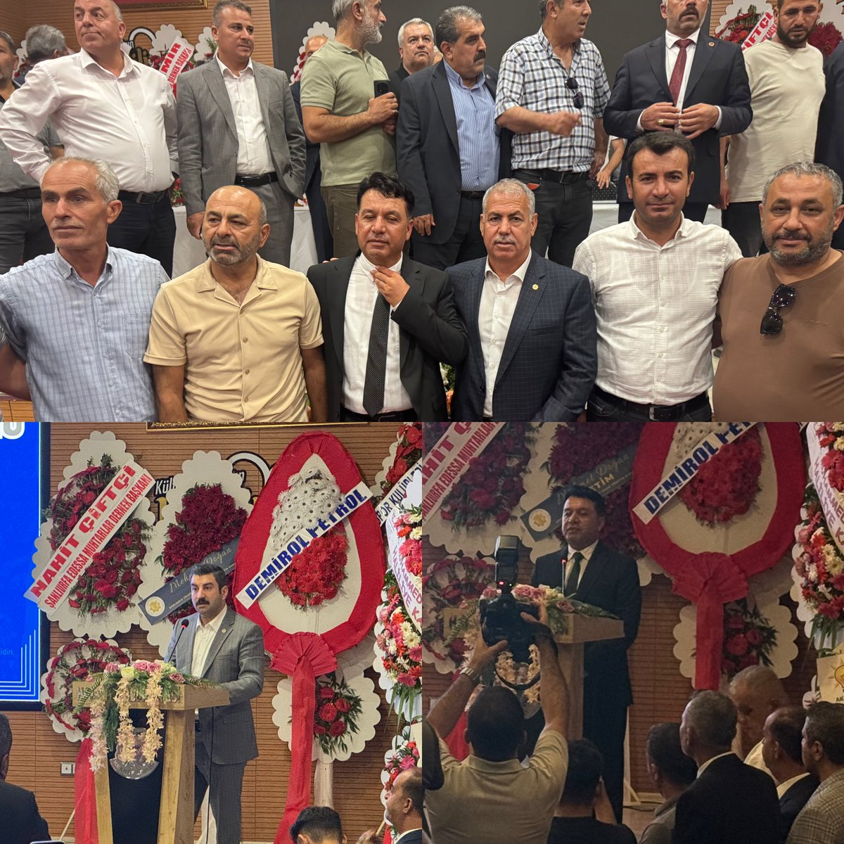 Şanlıurfa muhtarlar federasyonu 1. Olağan genel kurulnda başkan seçilen Halit Kayayı tebrik eder çalışmalarında muvaffakiyetler dileriz