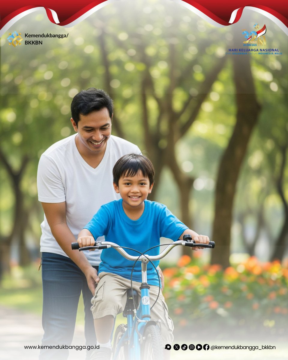 Anak butuh kasih ibu &amp; kehadiran ayah.Tapi 1 dari 5 anak Indonesia tumbuh tanpa figur ayah.

Melalui GATI, kita dukung para ayah agar lebih dekat, peduli, dan hadir sepenuhhati. Saat ayah terlibat, keluarga jadi lebih kuat.

#HariKeluarga 
#Kemendukbangga_BKKBN
