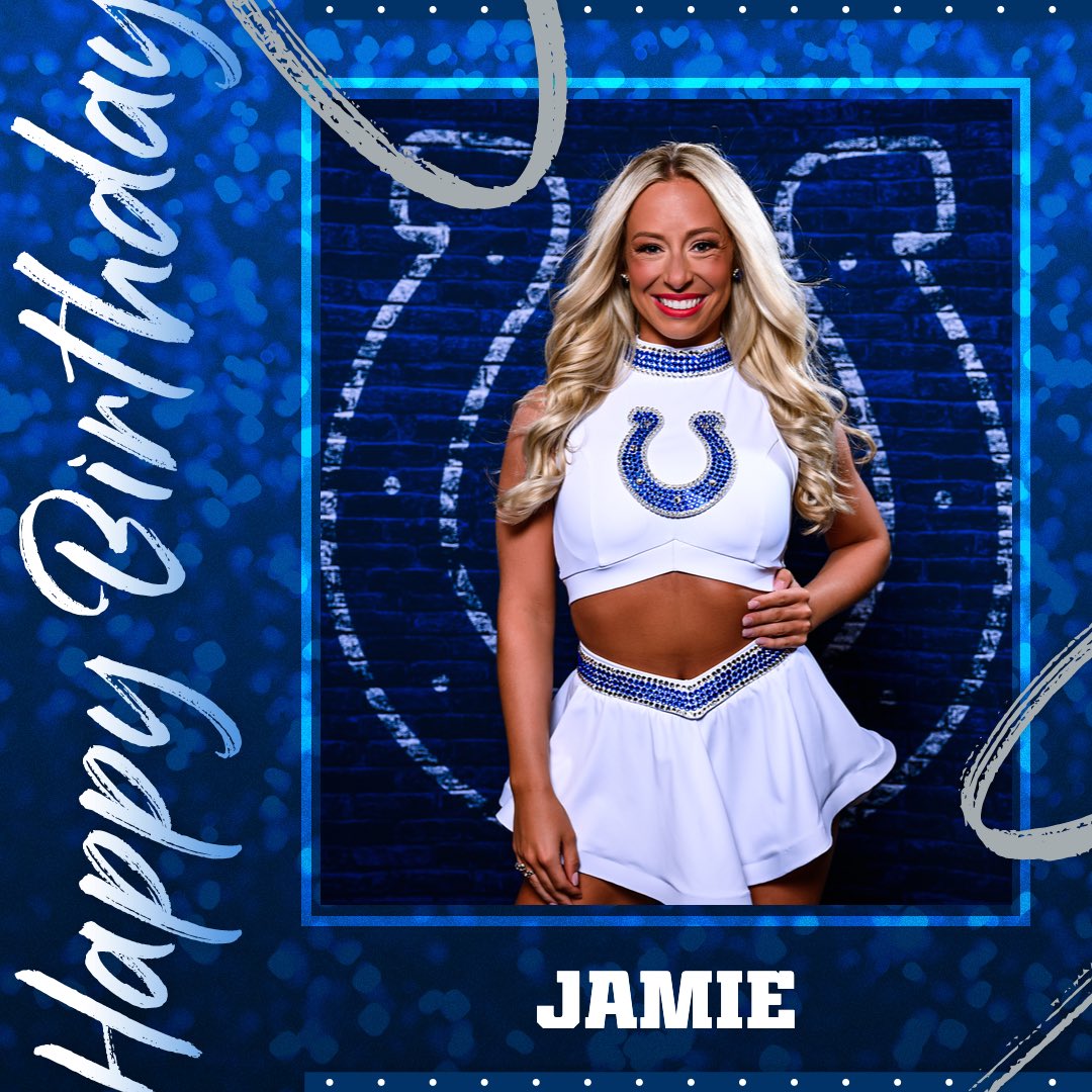 ColtsCheer's tweet image. Wishing Jamie the biggest Happy Birthday 💙✨
Jamie, we can’t thank you enough for the talent and dedication you’ve given us — let alone, being our future dentist 😉 Here’s to the best year! 🫶