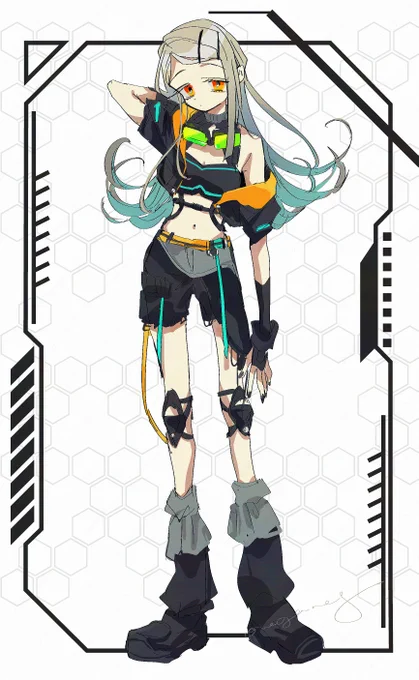いかしたアンドロイドH.I.R.OのHOtW衣装もほしいね #篠澤広 