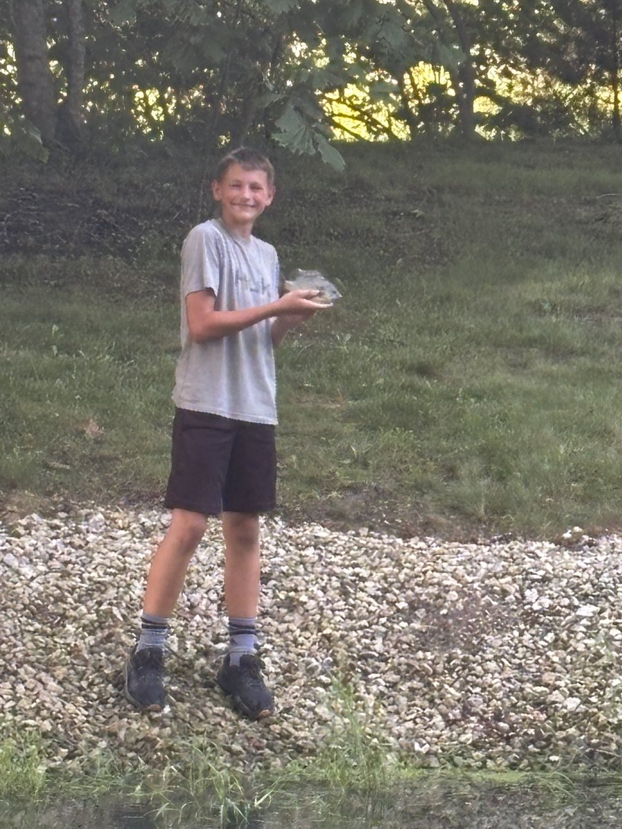 mariakinninger's tweet photo. @FtLoramieGOC we need to invest in a weight/scale! So no weights or lengths but some catches! https://t.co/o148N7RtnB