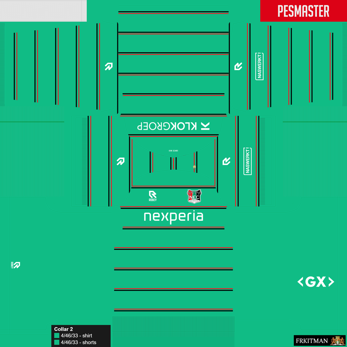 2025/26 <a href="/necnijmegen/">N.E.C. Nijmegen</a> GK #PES kit
