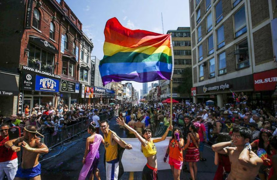 Looking back at all the Pride weekends past, including the iconic WorldPride 2014! 🌈⁠
⁠
Will we be seeing you on the parade route today? 🧡⁠
⁠
#DowntownYonge⁠
⁠
📷️: National Post and The Globe &amp; Mail ⁠