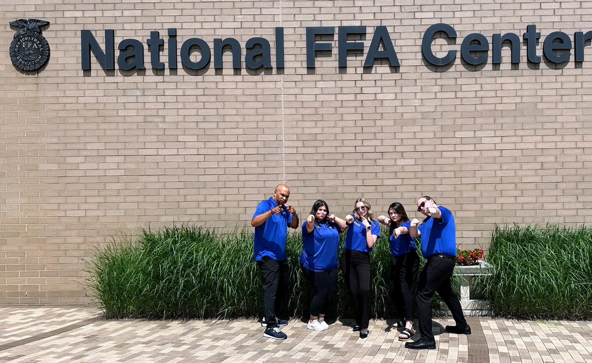 Just wrapped up an amazing time in Indy for <a href="/NationalFFA/">National FFA</a> Ambassador Training! 🌽💙 From reconnecting with old friends to growing with new ones, this experience fueled my fire as a 2nd-year ambassador. Grateful, inspired, and ready to bring the passion home! @FCCollegeCareer