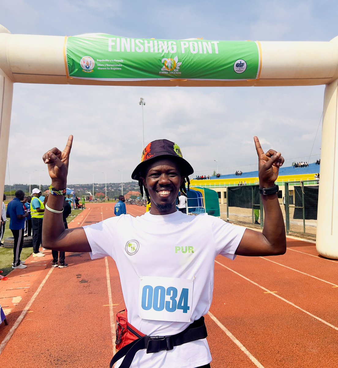 PUR_RWANDA's tweet photo. We are glad to participate at @20km_debugesera (2025) organized by @BugeseraDistr.
Thanks to Minister of State of @Rwanda_Sports Hon. @NgarambeRwego for being with us.
With our programof “Water Resources Management!” we’re happy to #RUNFORWATER & #RaceToRestore.
#WeArePUR https://t.co/W47UBpGdGu