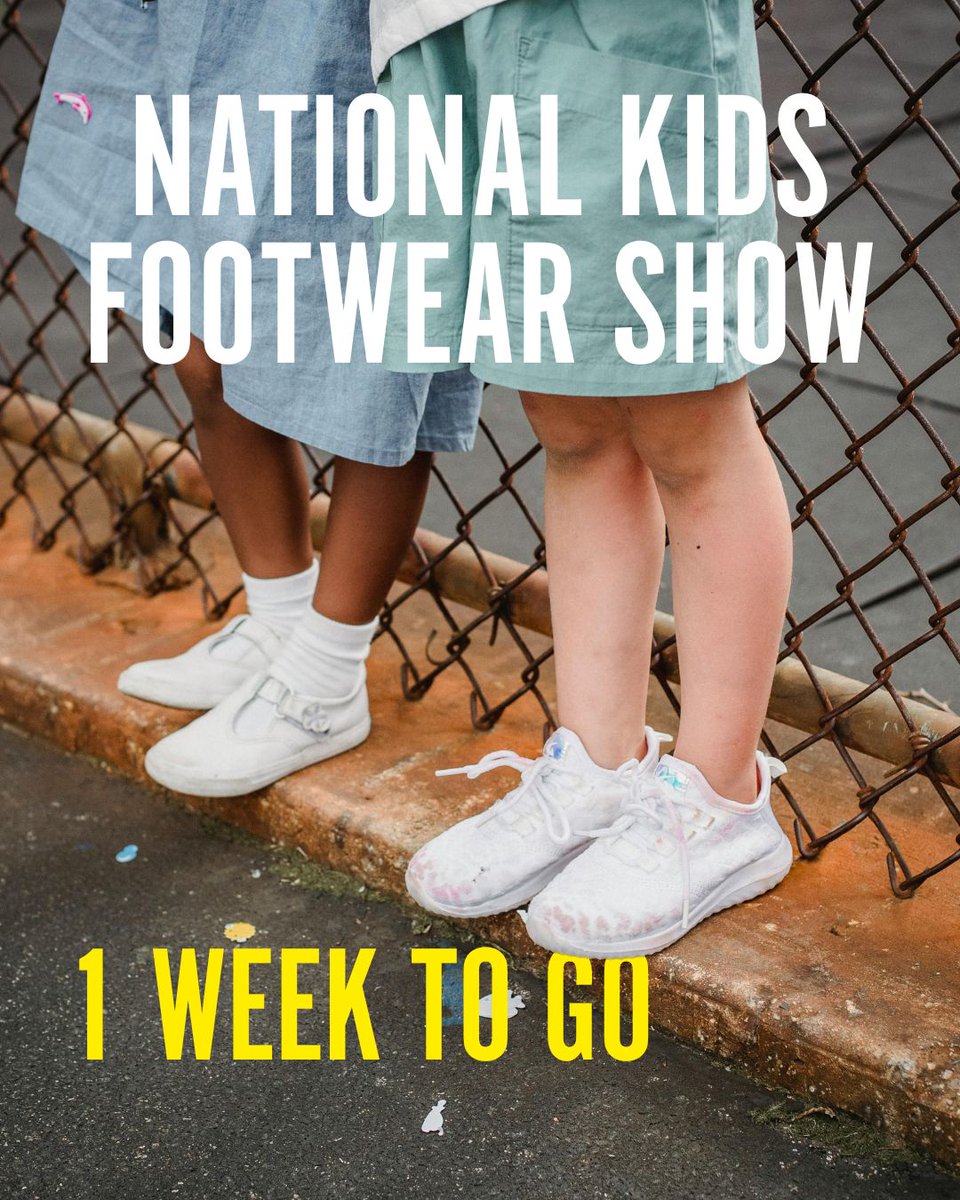Get ready! The National Kids Footwear Show returns in just 1 week, after a successful debut last season 😍

To register visit - indxshows.co.uk/shows/national… 

#INDXKidsFootwear #KidsFashion #FootwearShow #INDXShows #KidsFootwearShow #TradeShow #KidsFootwear #CranmorePark