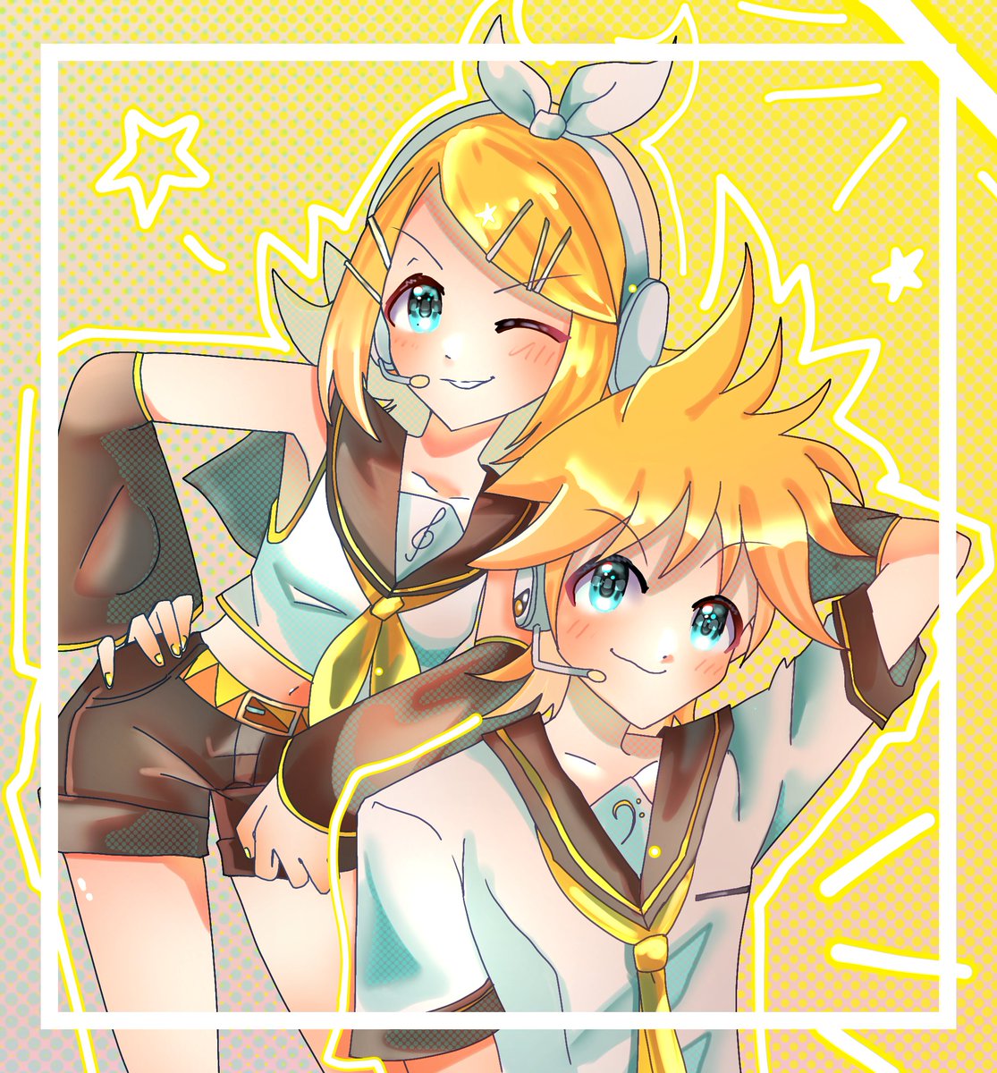 🌟
#Sekai 
#VOCALOID 
#AnimeArt 
#KagamineRin 
#KagamineLen