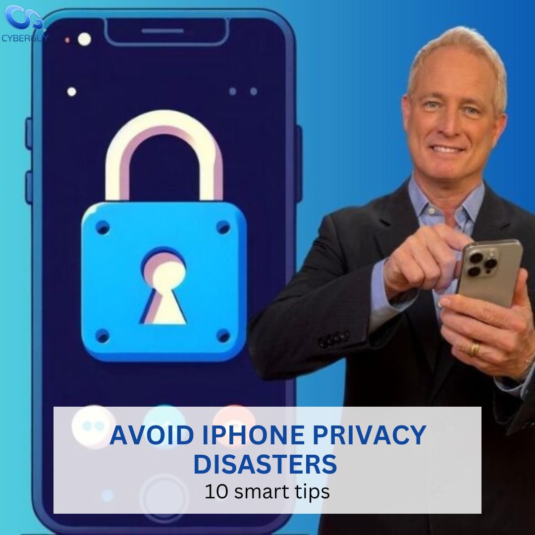 cyberguy's tweet photo. 🔐 Keep your iPhone locked down with these 10 must-know tips to protect your data and boost your privacy.
Learn more here: https://t.co/WnDbyygBET
#iPhoneSecurity #PrivacyTips #AppleSafety #iOSPrivacy #SecureYourPhone #CyberSafe #DigitalDefense https://t.co/wePKLRlysH