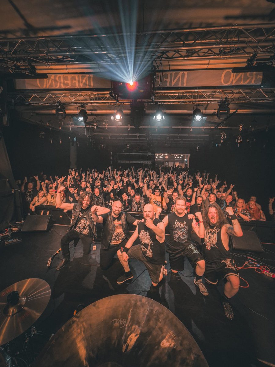Suvilahti = CURSED. Cheers and eternal hails to Tuska 2025 and you, the wild and furious audience! KVLT Stage was packed and what an intense experience yesterday was! Thank you all for being there with us and special thanks to the wonderful Tuska crew for making things go nicely!