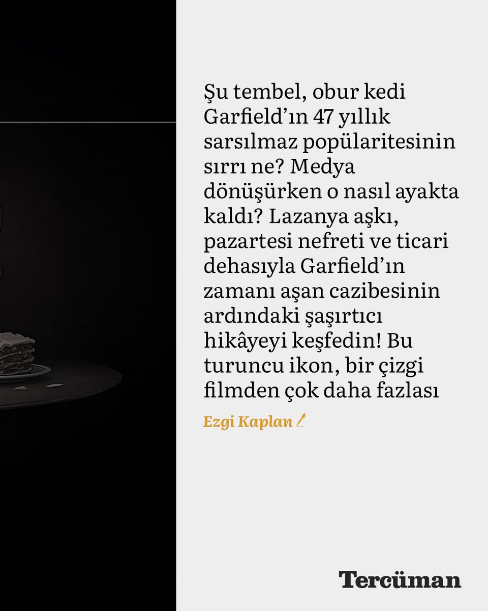 Garfield: Lazanya aşığı turuncu kedinin 47 yıllık popülerlik sırrı

Şu tembel, obur kedi Garfield’ın 47 yıllık sarsılmaz popülaritesinin sırrı ne? Medya dönüşürken o nasıl ayakta kaldı? Lazanya aşkı, pazartesi nefreti ve ticari dehasıyla Garfield’ın zamanı aşan cazibesinin