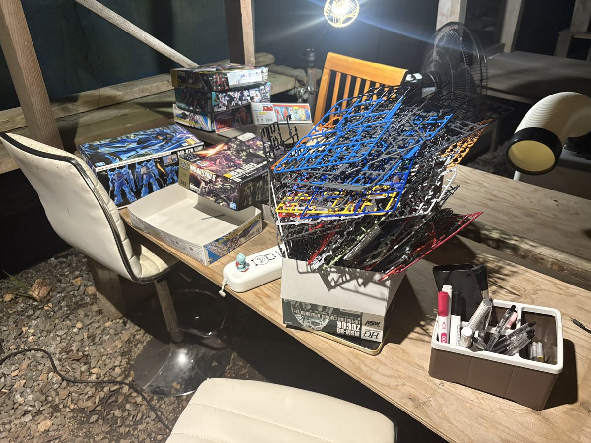 SJaburo64993's tweet photo. ２７時間で作業終了致しました💪
無事、完走する事が出来ました😎
これで私は自宅へ帰る事ができます…🥲✨
これからも #サバゲー フィールド #ジャブロー を宜しくお願い致します🙇‍♂️ https://t.co/wpmSqu7alP
