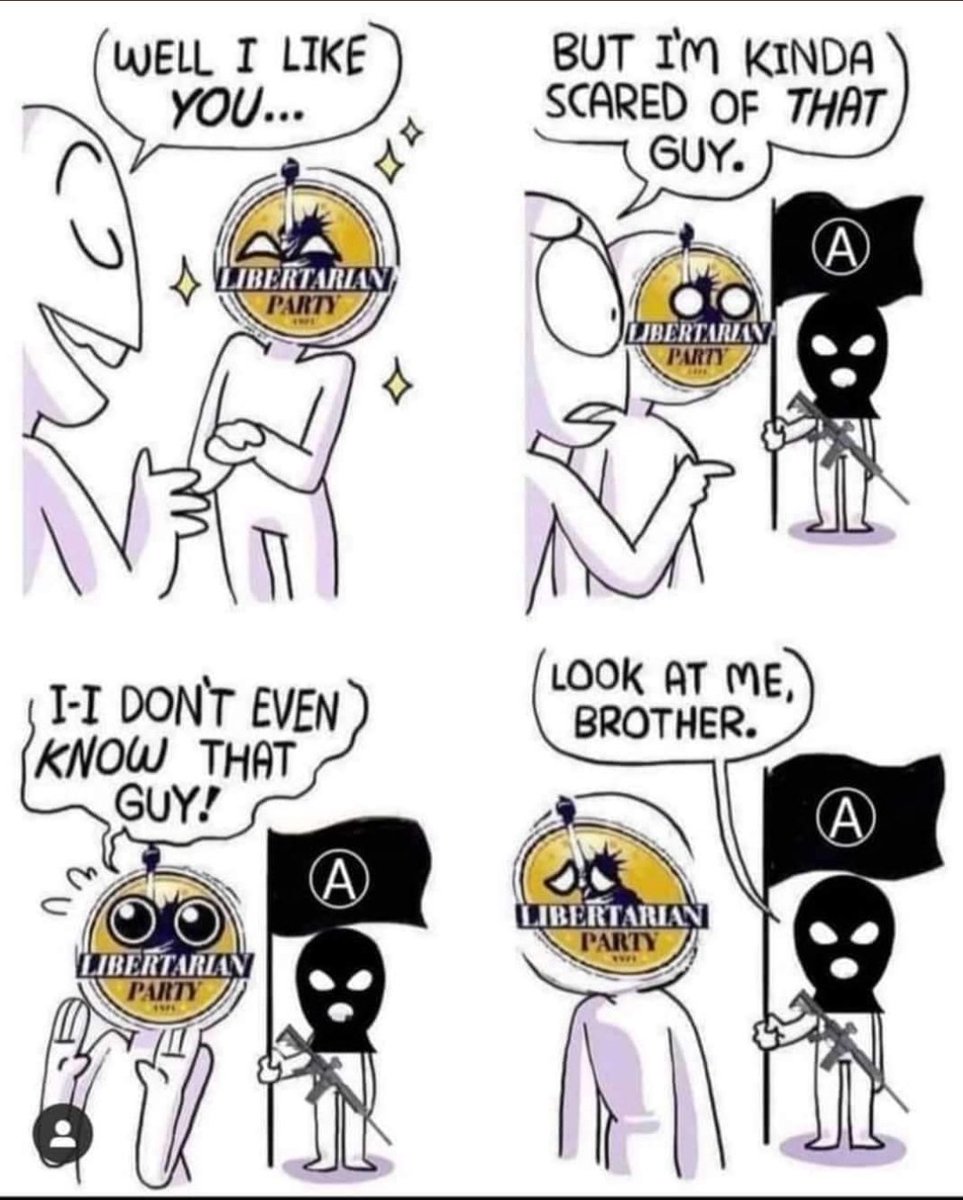 "Libertarian" used to be a term synonymous with anarchist. We should bring that back.